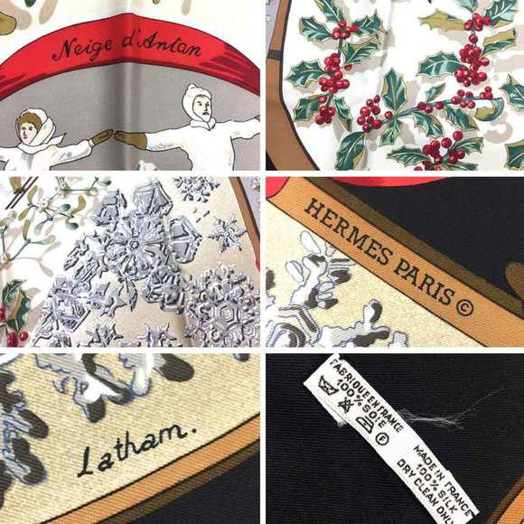 HERMES Black Scarf - Picture 3 of 3